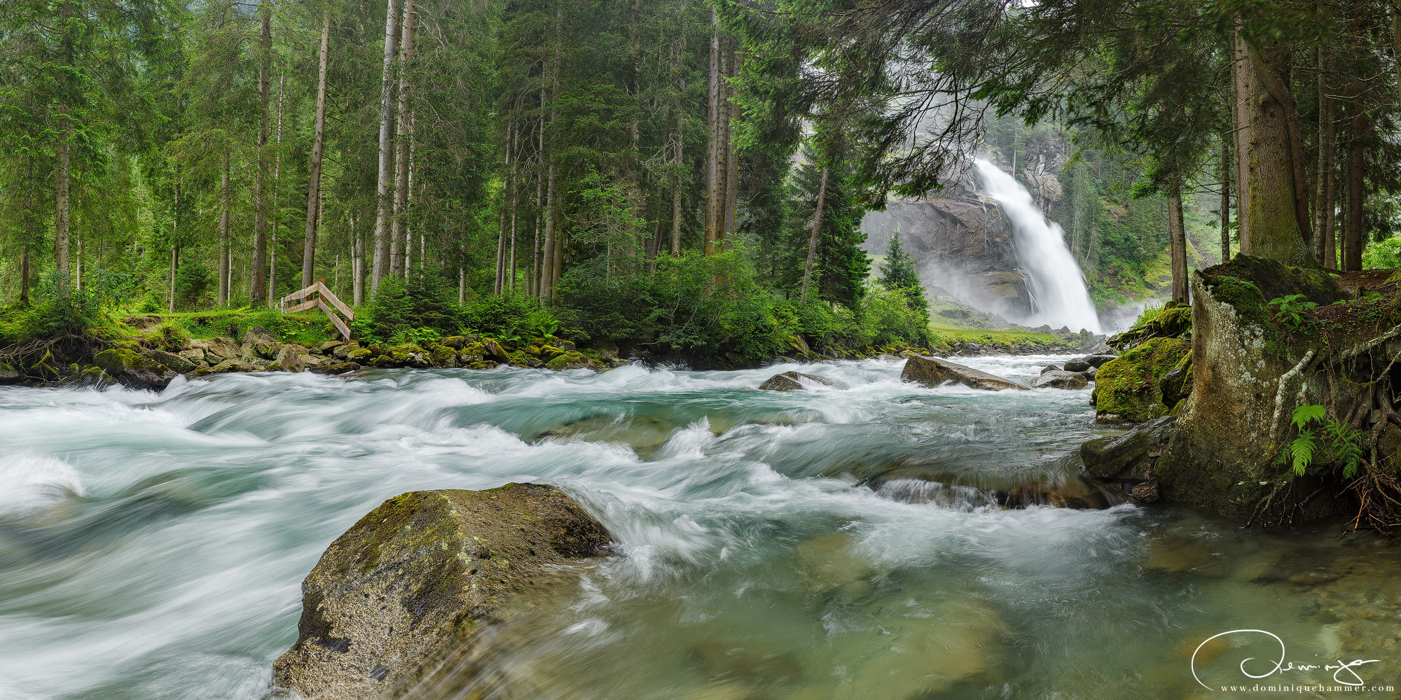 Der Krimmler Wasserfall von Fotograf Dominique Hammer