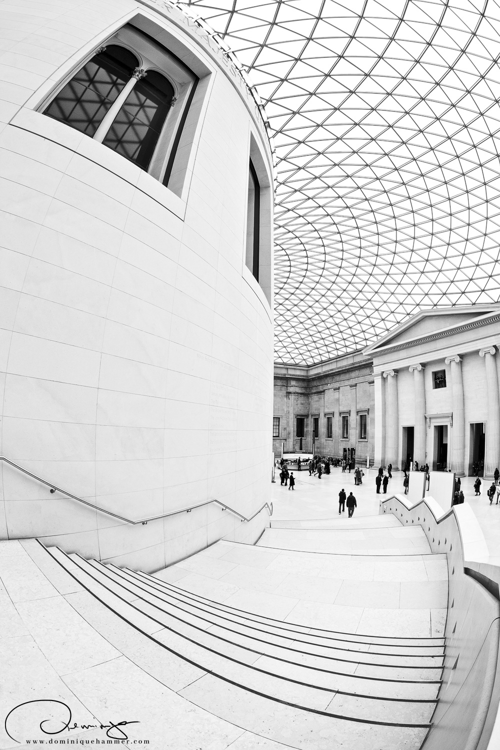 Great Court im British Museum, London, von Fotograf Dominique Hammer