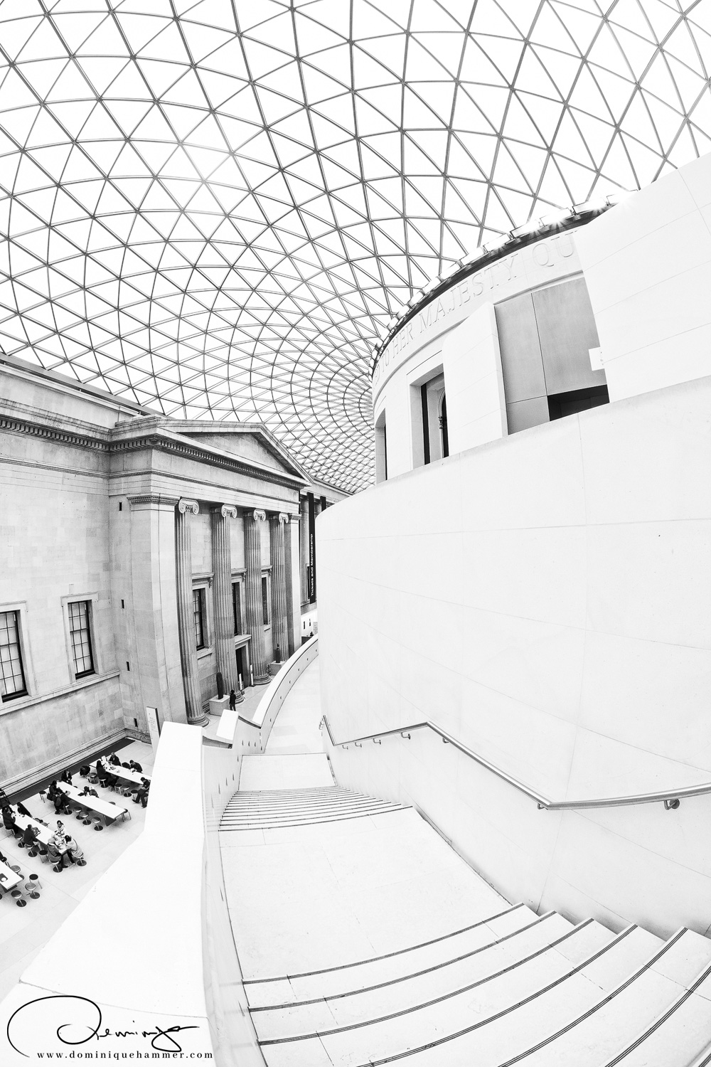 Great Court im British Museum, London, von Fotograf Dominique Hammer