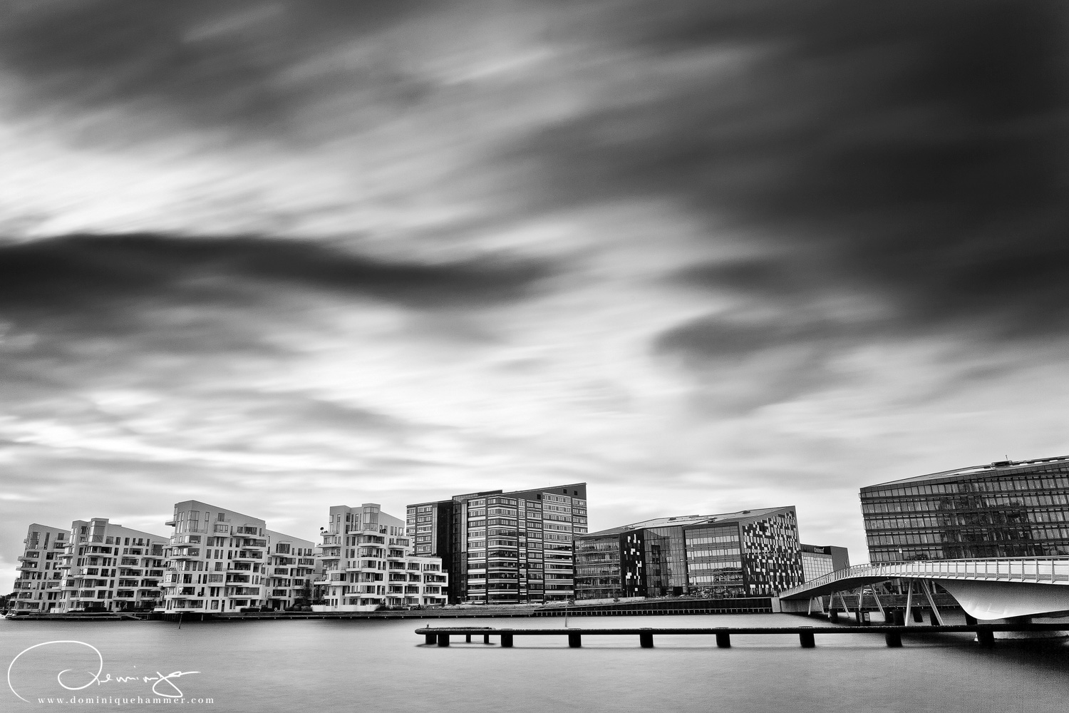 Moderne Architektur am Kanal in Kopenhagen, von Fotograf Dominique Hammer