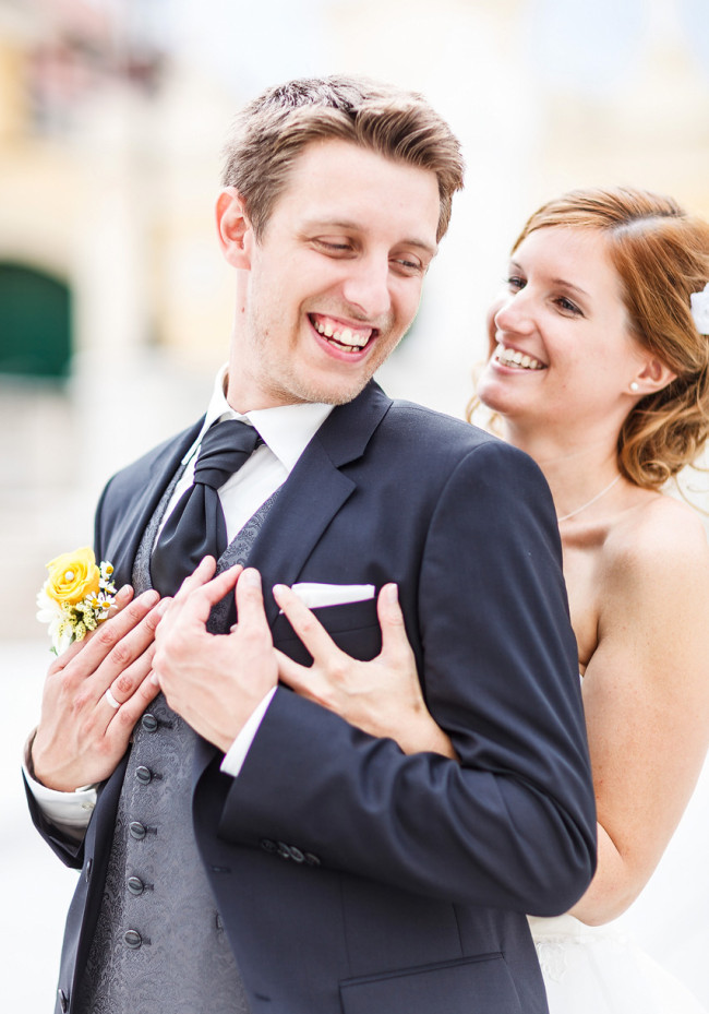 Hochzeitsfotografien von Dominique Hammer, Fotos von Eva und Bernhard in Laxenburg